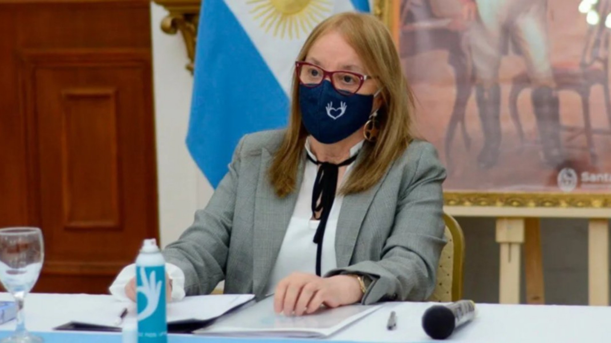 Alicia Kirchner contrajo el virus y se encuentra aislada